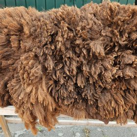 Alpaca bruine vacht, 100 x 60 cm