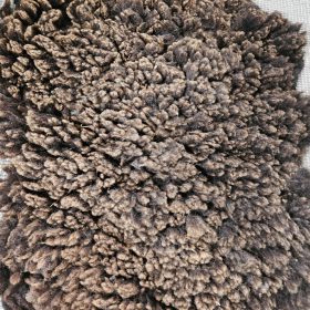 Bruine schapenvacht, 90 x 60 cm