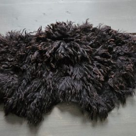 Alpaca vachtje zwart