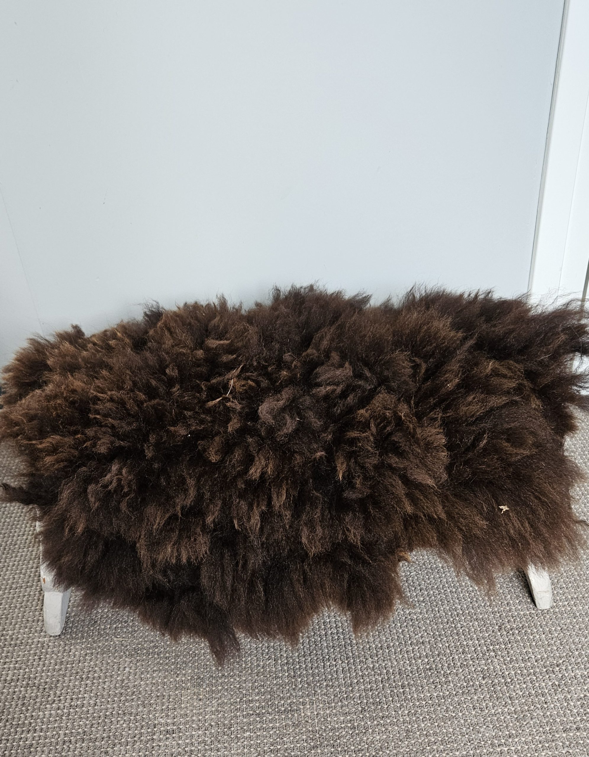 Alpacavachtje donkerbruin