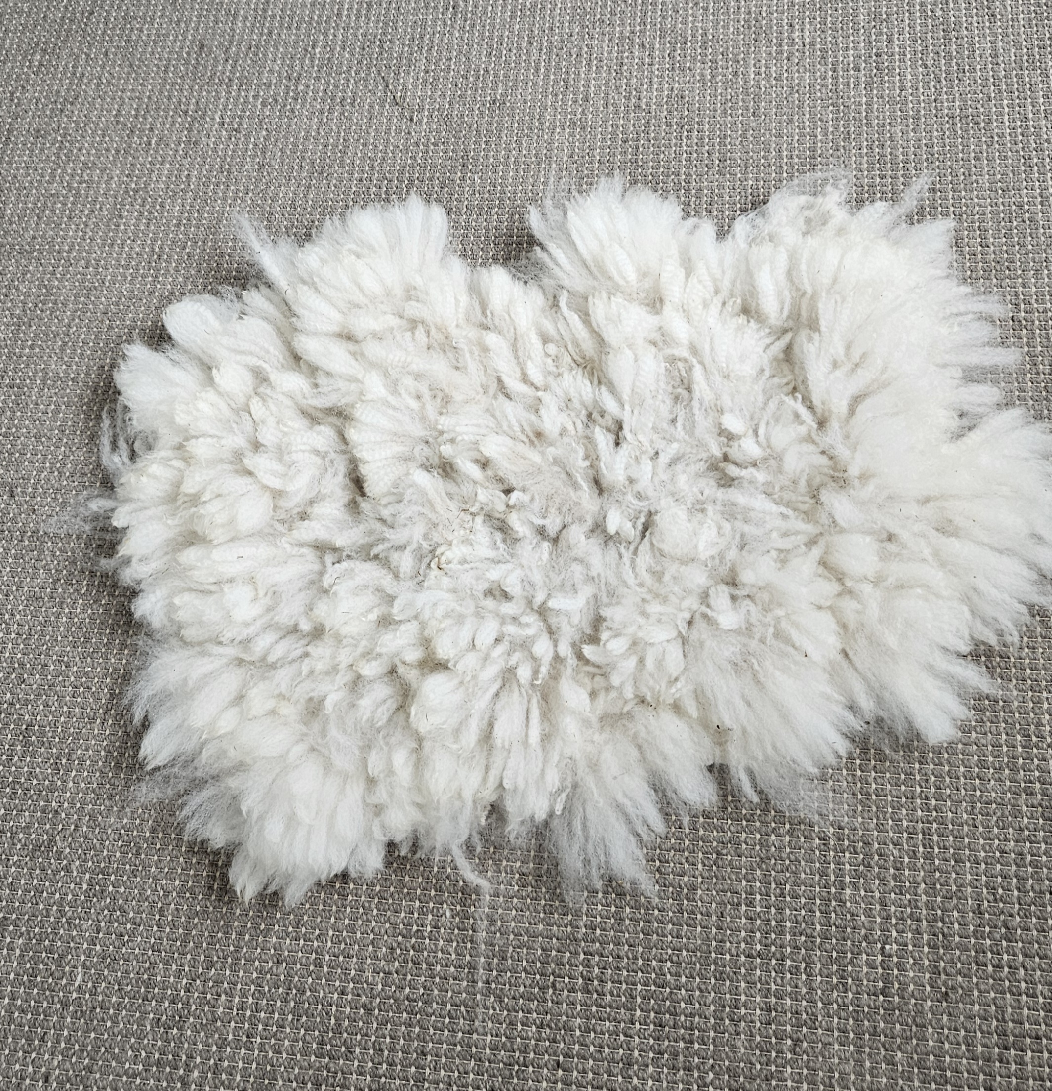 Alpaca wit klein vachtje